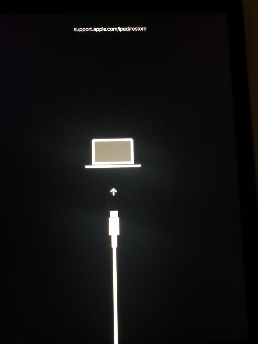 IdeviceTool's tweet photo. iOS 13 recovery mode screen no more iTunes #ios13 #ipadpro https://t.co/X8w6g6Nfdn
