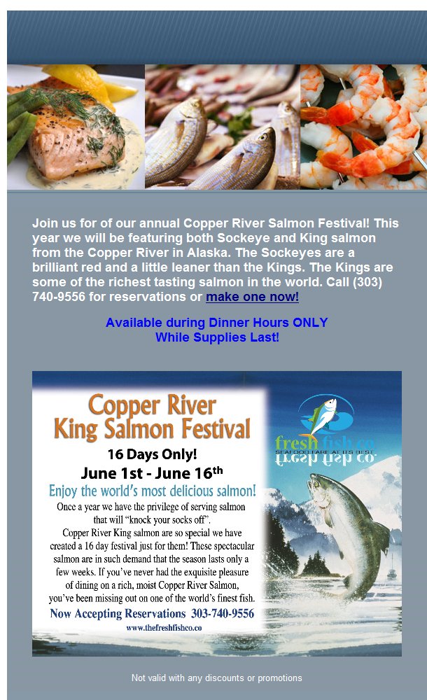 TheFreshFishCo's tweet photo. Salmon Up!  See What We've Caught, The Copper River Salmon are Here! https://t.co/GAG3cfAprP https://t.co/hrOAVc2o1O