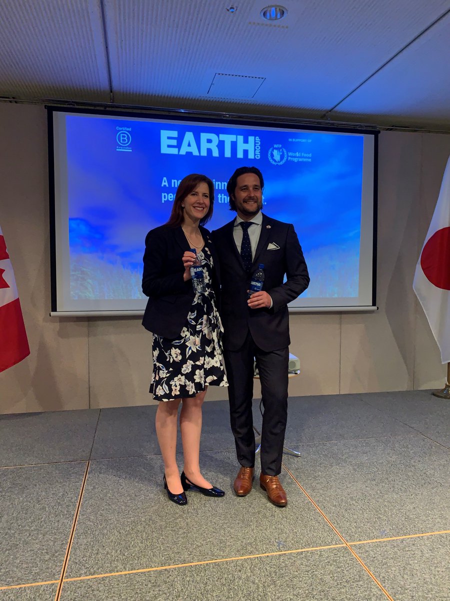 tanya_fir's tweet photo. This trade mission also allows me to celebrate the success of great Alberta companies like @TheEarthGroup, who are exporting their products to Japan from their base in Edmonton. #yeg https://t.co/d5VVig57xi