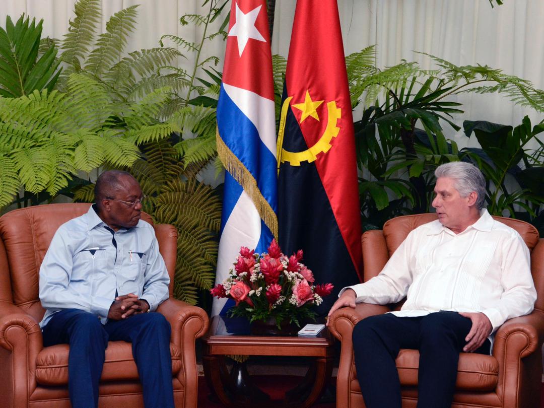 Diaz-Canel Receives Angolan Foreign Minister