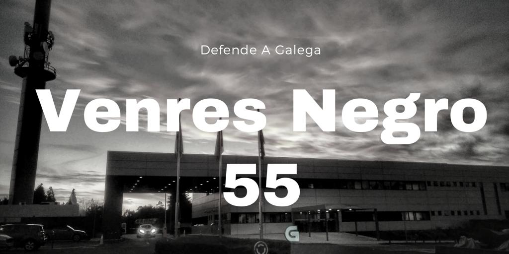 DefendeAGalega's tweet photo. Chegamos ó #VenresNegro55CRTVG coa intención de detectar as principais eivas que existen na radio e na televisión públicas. #PorQueNaCRTVG  fallan tantas cousas? As respostas, o xoves 13 no Museo das Peregrinacións de Santiago: O xornalismo a debate #13XFalamos. #ServizoPúblico. https://t.co/RqZ1swskWo