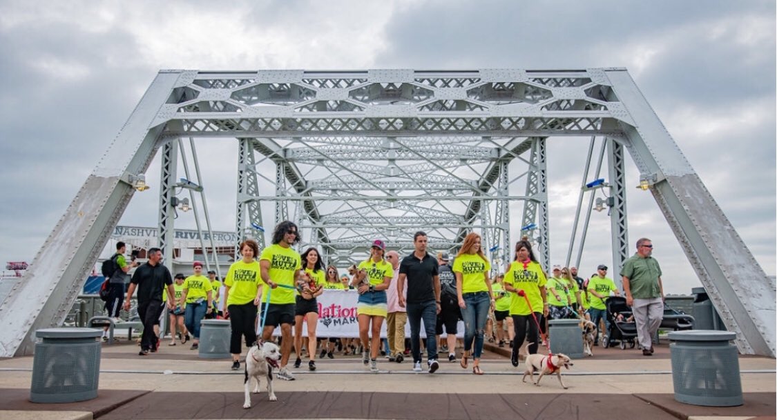 mirandalambert's tweet photo. Music & Mutts are my two biggest passions and it was amazing to see everyone come together to help dogs find homes at the #MuttNationMarch presented by @TractorSupply!
Thanks @dansmyers & @AbbySmyers for joining us! 13 dogs have already been adopted & weโre just getting started! https://t.co/FaRJ4jgatn