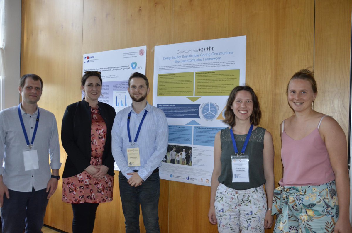 claudiamarlene's tweet image. Heute mal @CareumCH meets #Sozioinformatik #UniversitätSiegen - bei der Fachausschusskonferenz #AlterundTechnik der #DGGG 😊 ! Danke @KatharinaPenzelmeyer und @JuliaSellig, @CareumCH, @DavidStruzek @MartinDickel