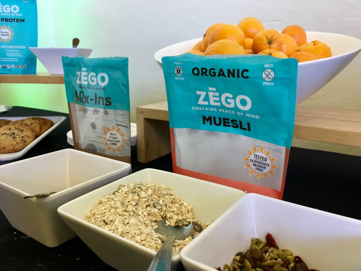 Thirty second pitch with our delicious snacks, thanks to ZEGO! #foodfunded2019 #HealthyFood