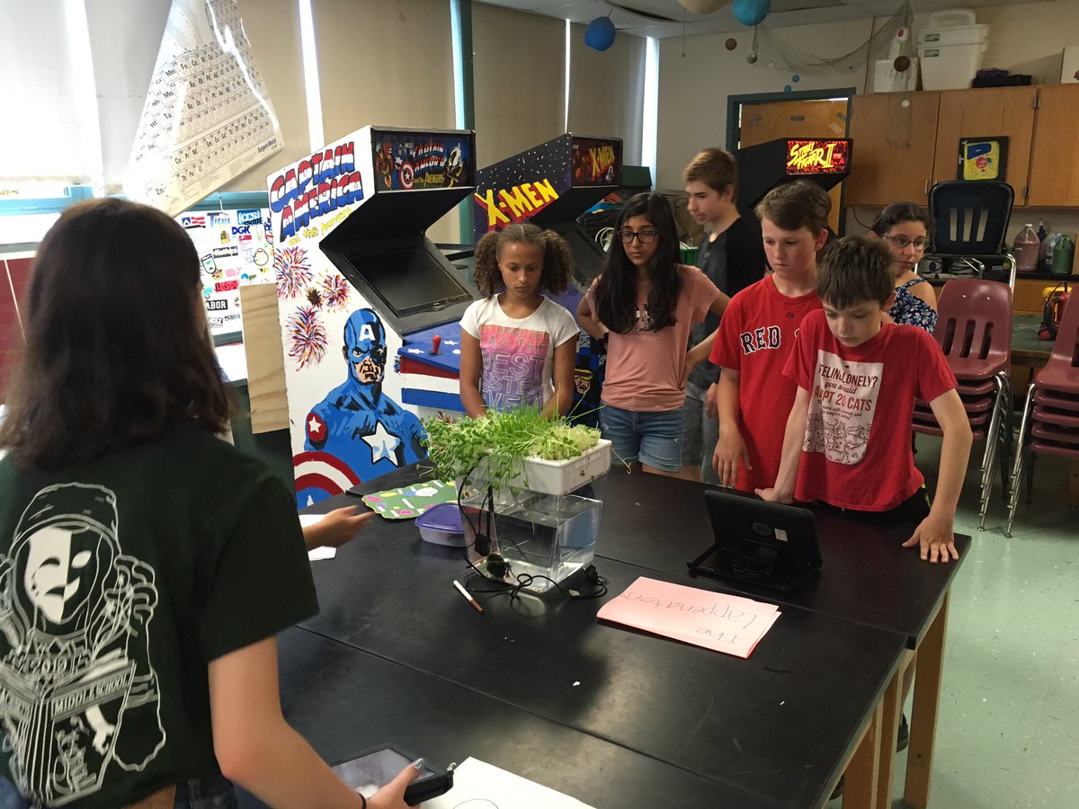 Aquaponics share out day went great today