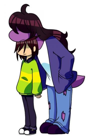 PinkGatorSusie's tweet photo. She props her head on @DreemurrKris. Confy....
“‘Sup, nerd.”

(Art by StwawBuwni https://t.co/L8ZvwLofP4