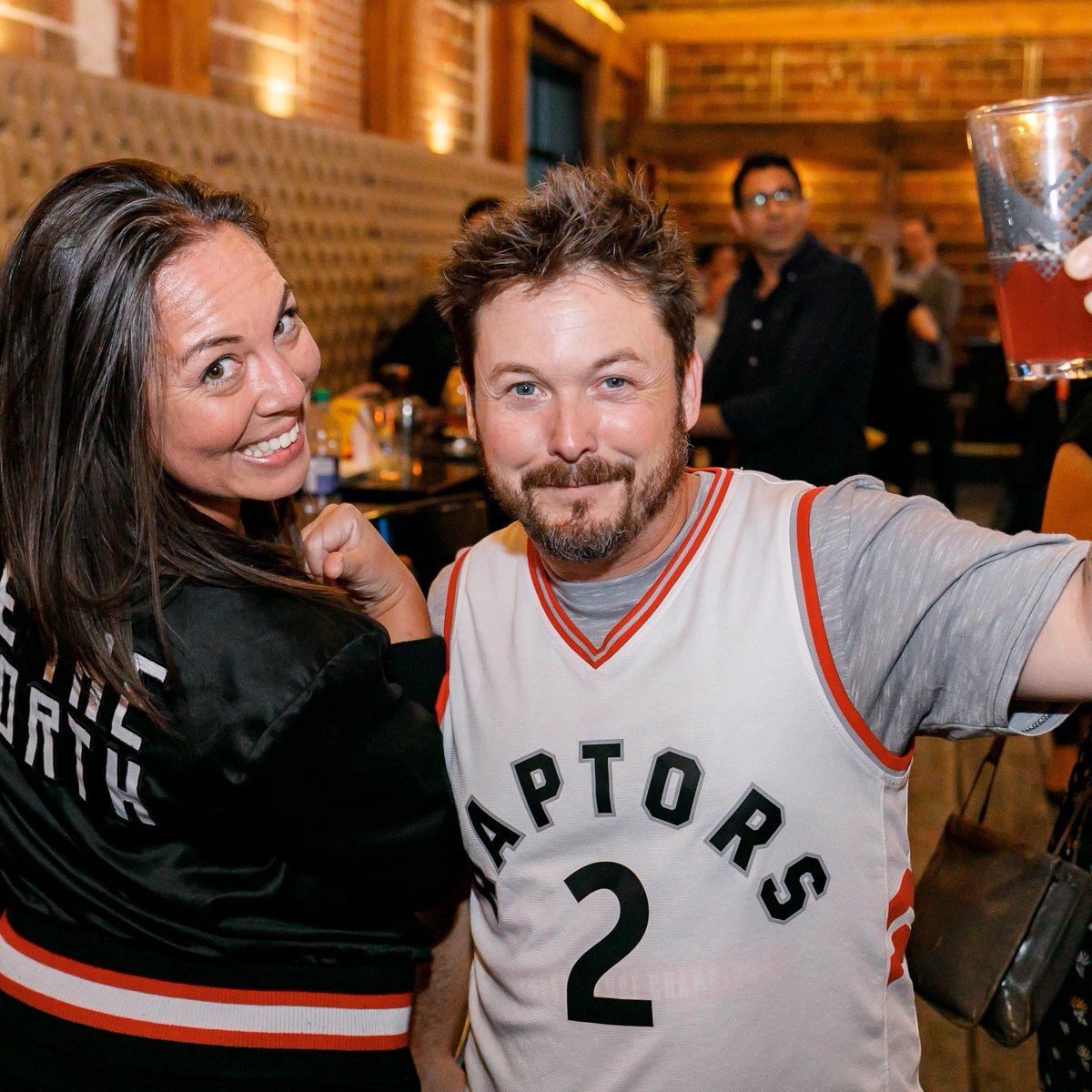 ShowCanada2026's tweet photo. SO much FUN! DAY 2 dinner &amp; after party hosted by Universal Studios &amp; Dolby! And of course... GO RAPS GO! #UniversalStudios #Dolby #TorontoRaptors #WeTheNorth #ShowCanada https://t.co/QabAfyAD8j
