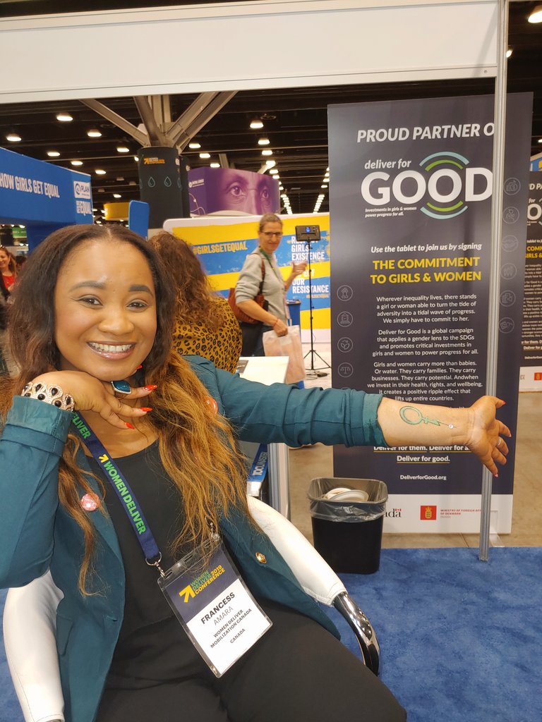 frannyAmara's tweet photo. Positive Vibes!!  I'm using my #power to encourage and empower others to use theirs unapologetically!! 🥰🥰✊🏽 #wakandaforever #africangirlmagic 🇸🇱#powerinherhands #WD2019 #womendeliver2019 https://t.co/OzWU0octND