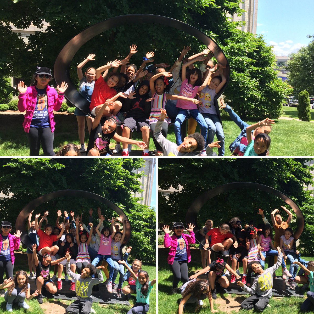 TeaneckWhittier's tweet photo. Advanced Art students in 4th Grade visited the Montclair Art Museum and explored the Fiber Art exhibition. All of the artists in the exhibition are New Jersey artists! https://t.co/JKNbFgYQEh