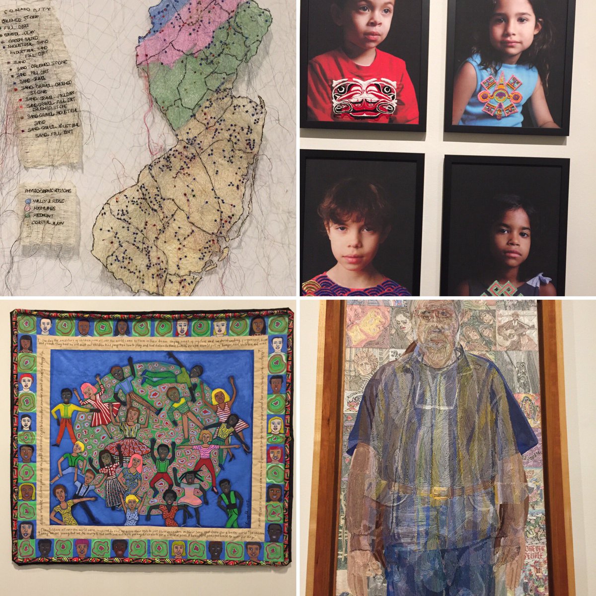 TeaneckWhittier's tweet photo. Advanced Art students in 4th Grade visited the Montclair Art Museum and explored the Fiber Art exhibition. All of the artists in the exhibition are New Jersey artists! https://t.co/JKNbFgYQEh