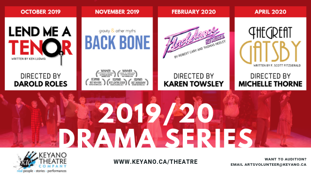 KeyanoTC's tweet image. Our 2019/20 Drama Season is looking mighty fine! Our season subscribers can now renew their seats! Contact the Keyano Box Office at (780) 791-4990.

#ymm #ymmarts #fortmac @KeyanoTheatre @keyanocollege