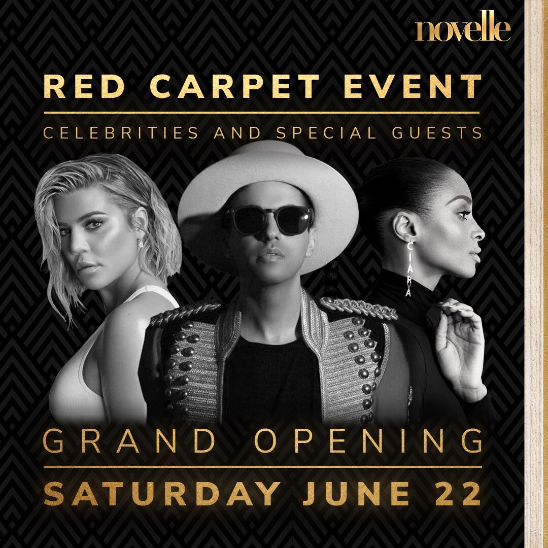 novellemohegan's tweet photo. 🔊 Just Announced! 🔊 
Grand Opening Weekend 
June 20-22
Reservations: https://t.co/RcTWtck7jd

@khloekardashian @ciara @djcassidy @ludacris @JuiceWorlddd @ps1music https://t.co/j9TIDPeOst