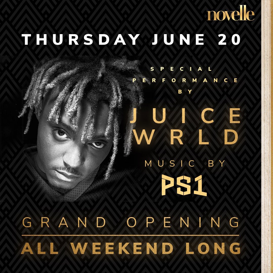 novellemohegan's tweet photo. 🔊 Just Announced! 🔊 
Grand Opening Weekend 
June 20-22
Reservations: https://t.co/RcTWtck7jd

@khloekardashian @ciara @djcassidy @ludacris @JuiceWorlddd @ps1music https://t.co/j9TIDPeOst