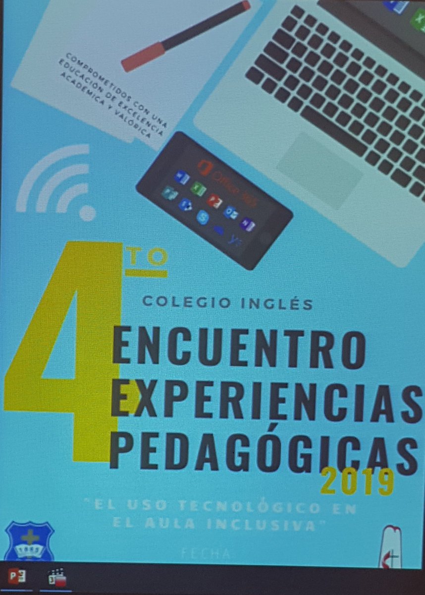 esquintanam's tweet photo. El día de hoy culminaron 3 días de gran aprendizaje de mis colegas del Colegio Inglés. Actividad que comenzó con clase magistral sobre "Transformación Digital en educación" dictada por Ignacio @icarmach de @MSFTEducacion https://t.co/3xWpSli5Zg