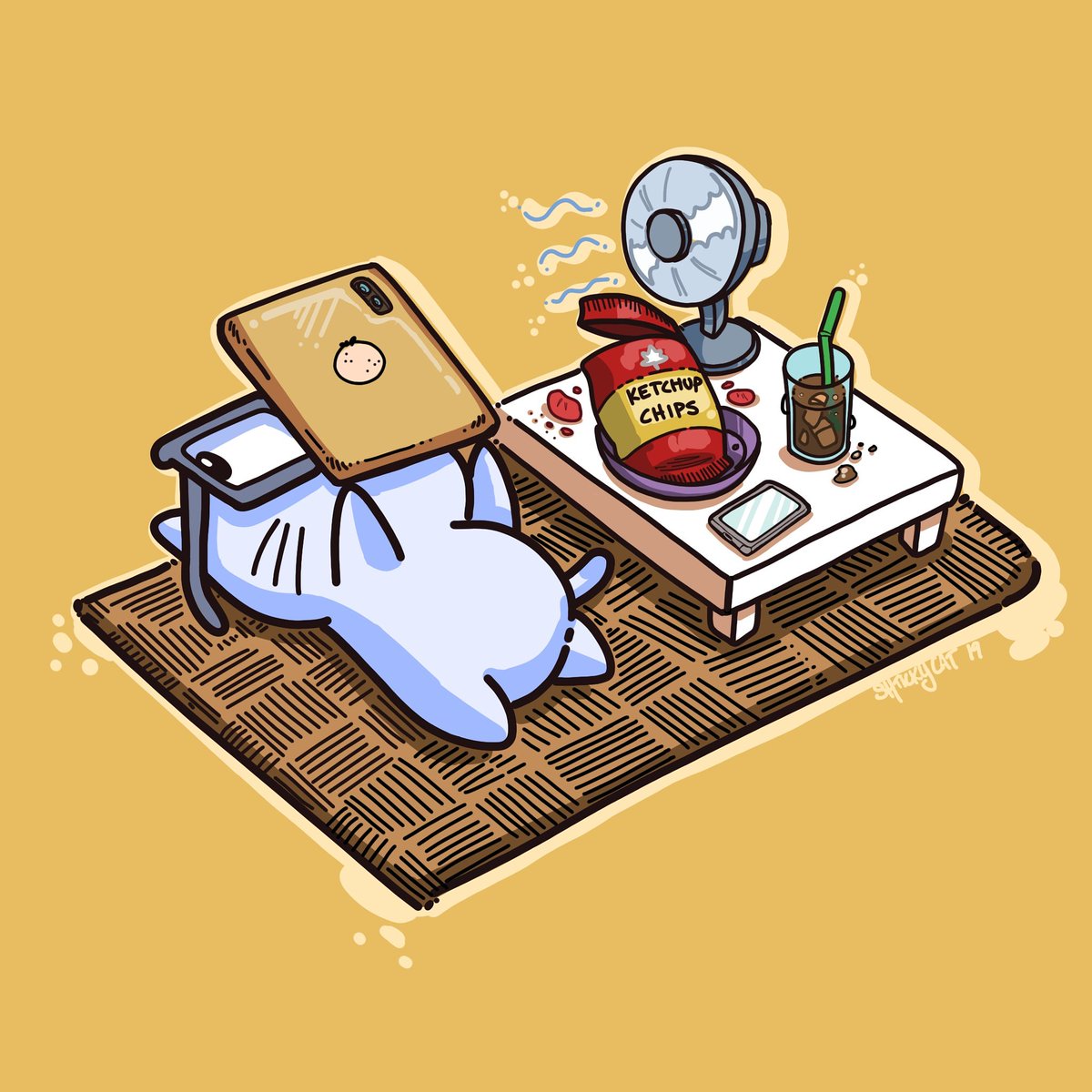shtickycat's tweet photo. Summer is coming and the sun is mean. How are you gonna spend your summer? โ๏ธ
#summertime #webcomic #awkwardcat #summer #shtickycat https://t.co/gbpqiXgnh5
