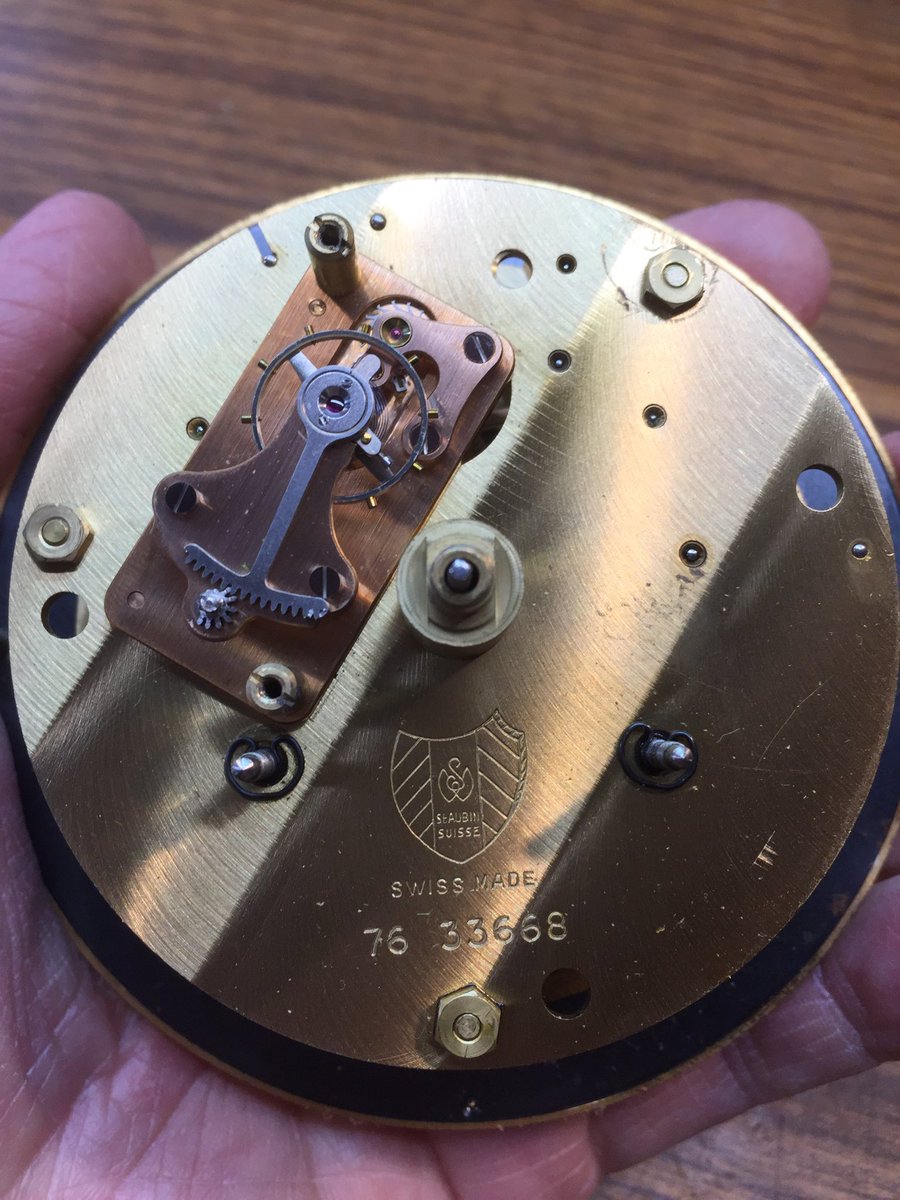 JordanClocks's tweet image. From working on this incredible Dutch Floor Clock circa 18th century to this nicely made Swiss desk clock. A days work is    always full.