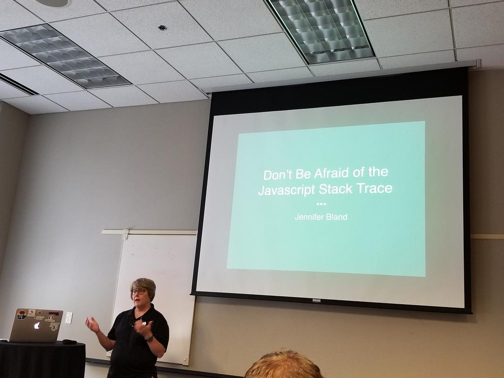NoriSangeeta's tweet image. This is Jennifer @ratracegrad being awesome as always! She has the ability to take any topic and explain it so clearly that no one in the audience is left behind. #refactr #refactrtech #wwcatl