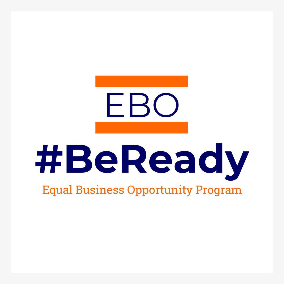 #SMWBEs When you see this logo #BeReady for information related to all things Equal Business Opportunity Program.  We will #BeReady and we want you to #BeReady too!

#BeReady
#BusinessDiversity
#BusinessInclusion