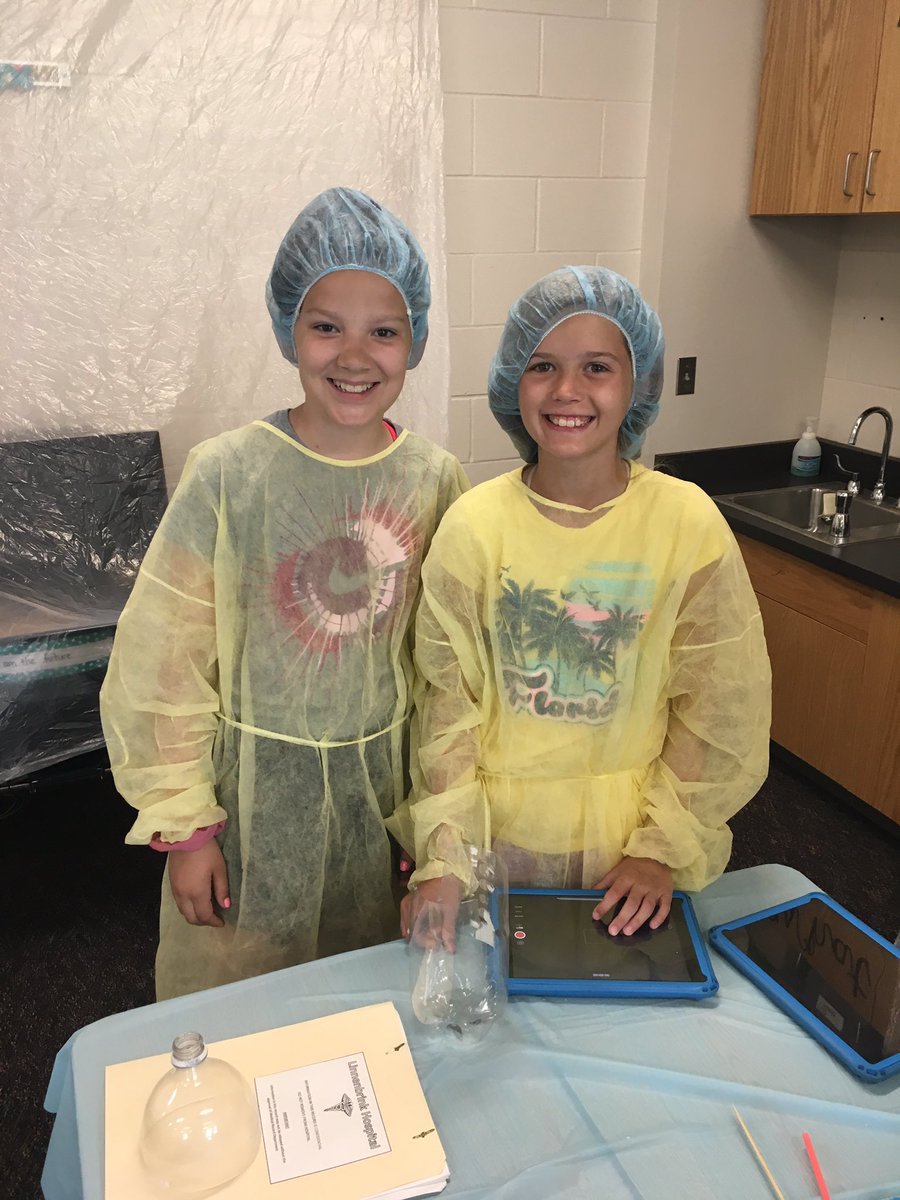 MrsL4th's tweet photo. It’s Surgery Day!  In OR 6 we have doctors working on patient Heather Henrietta O’Brian (H2O).  They’re making a waterwheel and then they’ll complete their patient charting after surgery is complete. https://t.co/fclkkDXEi9