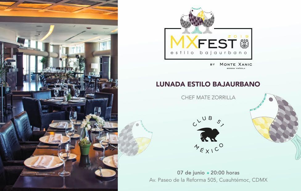animalgourmet's tweet photo. El #MXFest con @Monte_Xanic continúa y mañana tenemos una cita en Club 51 con la chef Mate Zorrilla. ¿Ya apartaste tu lugar?
https://t.co/MjJBo5rOVh https://t.co/ZK7QJbwVdM