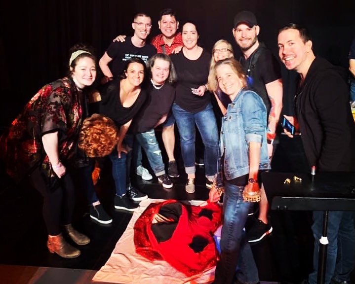 SantinoFontana's tweet photo. Here they are: Full Team Dorothy. It truly takes a village every night @TootsieMusical &amp; it will again @TheTonyAwards Sunday night @RadioCity . They’re brilliant &amp; indispensable. #tootsiemusical @BStrumwasser @Chiquitsbanannz @NYCGothGirl @kelli_lennox @josephdsibley @SDarneille https://t.co/npYJXHZBlT