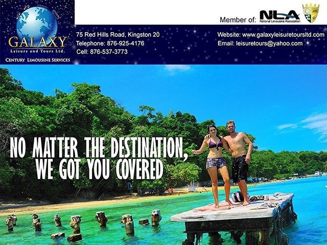 galaxyleisure's tweet photo. SUMMER!!!!!
Vacay in Jamaica this Holiday Season!

Let us Chauffeur you to your destination. 
De-stress with the Best!
'The Definition of Luxury Transportation Service'

#galaxyleisure #kingston #jamaica #vacation #visitjamaica #motegobay #ochorios #beac… https://t.co/WsPCIJGijg https://t.co/sdwq0Fn1je