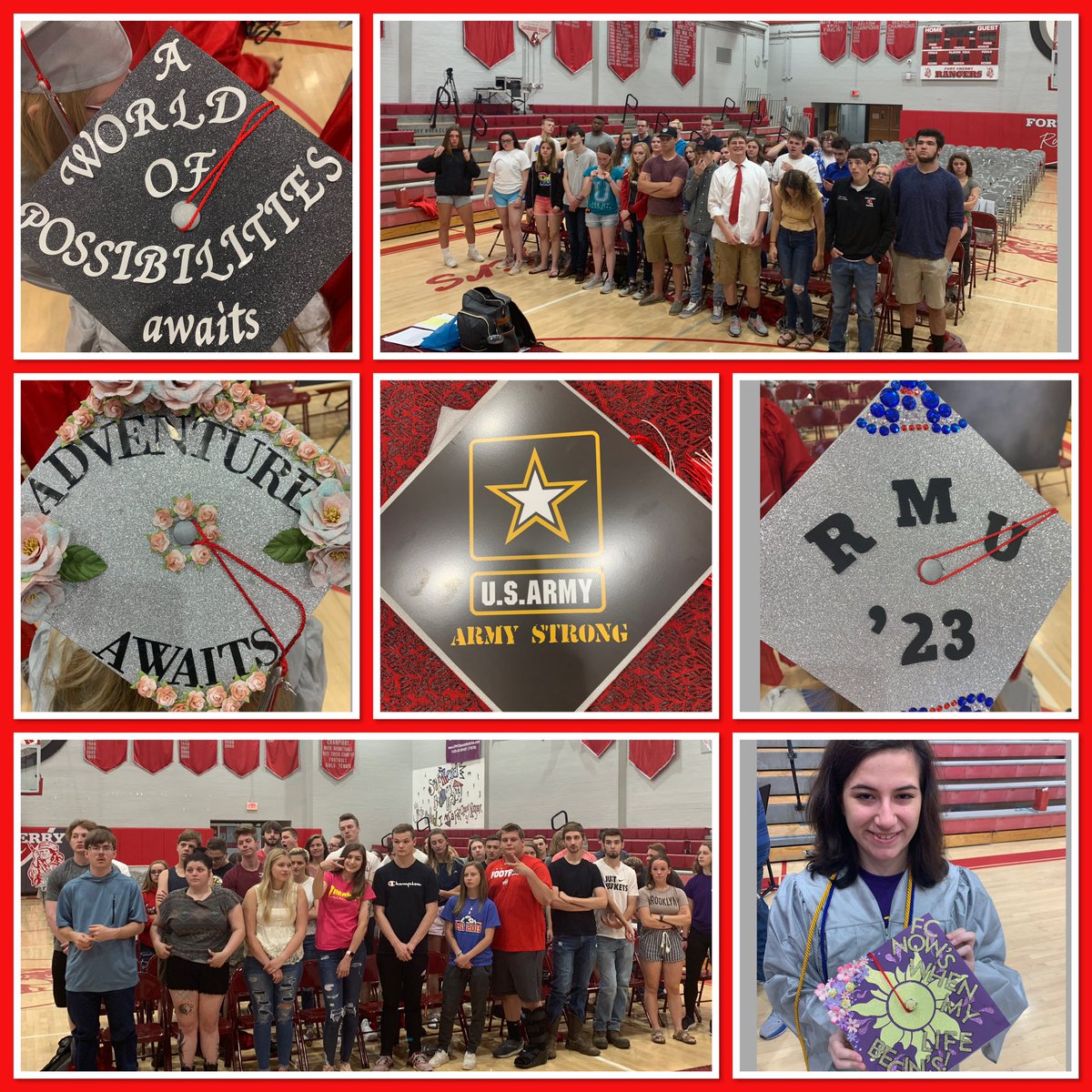 FCSDInfo's tweet photo. Our Seniors are preparing for commencement...

FUTURE---Here We Come!

Commencement Friday at 7 PM
Doors will open at 5:30 PM
Seating is based on first come https://t.co/H0SxJLfqLg