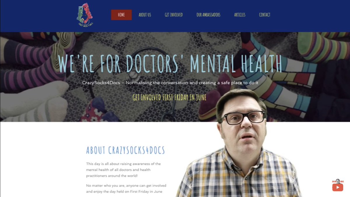 AdvanceMedAU's tweet photo. Happy #crazysocks4docs day!
What Do 10,000 Socks Have To Do With Wellbeing & Medical Careers?
Watch here https://t.co/b8gyEuXR30
#NSWPrevoc19 #MedEd #JobTipsForDocs https://t.co/dtLM2iBSGW