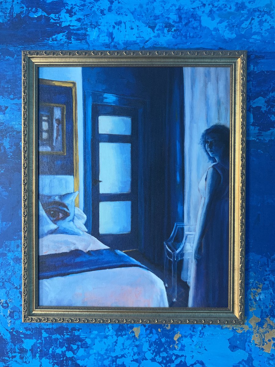 margauxzlee's tweet photo. absolutely floored by this cursed room i’m staying in tonight on a business trip https://t.co/vAfLc05Jeq