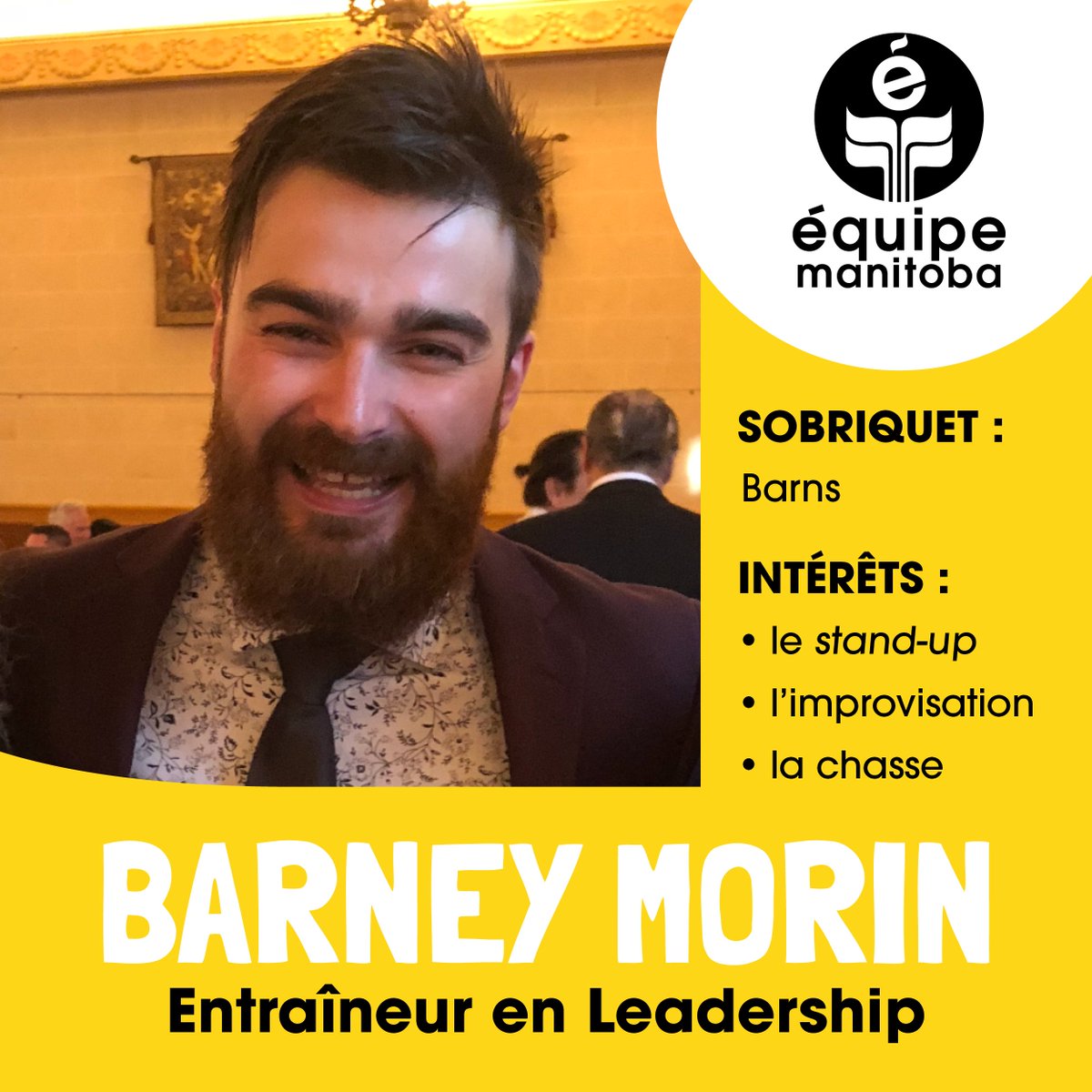 BARNEY MORIN - Entraîneur en Leadership #TOBA2020 #jeuxfc #jeunesengagés
