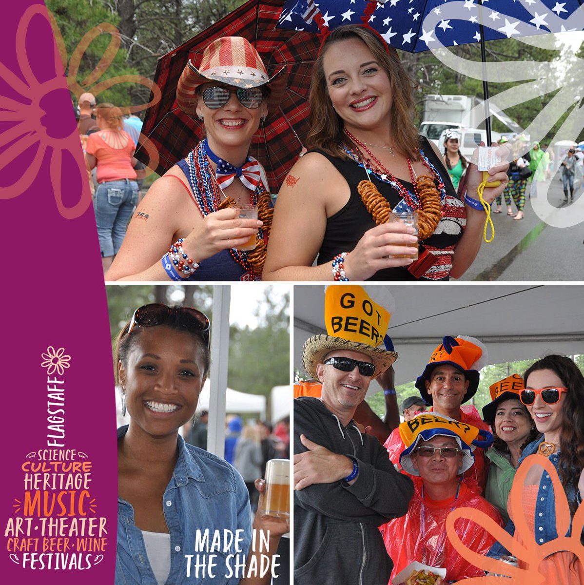 DiscoverFlg's tweet photo. The time for sipping some quality craft beers while relaxing in the Flagstaff shade is nearly here! @FlagBeerfest is this weekend, June 8th. Remember to buy your tickets! #flagstafffestivals #pickFLG https://t.co/aZU88a1e6F https://t.co/0ETHB3tlgO