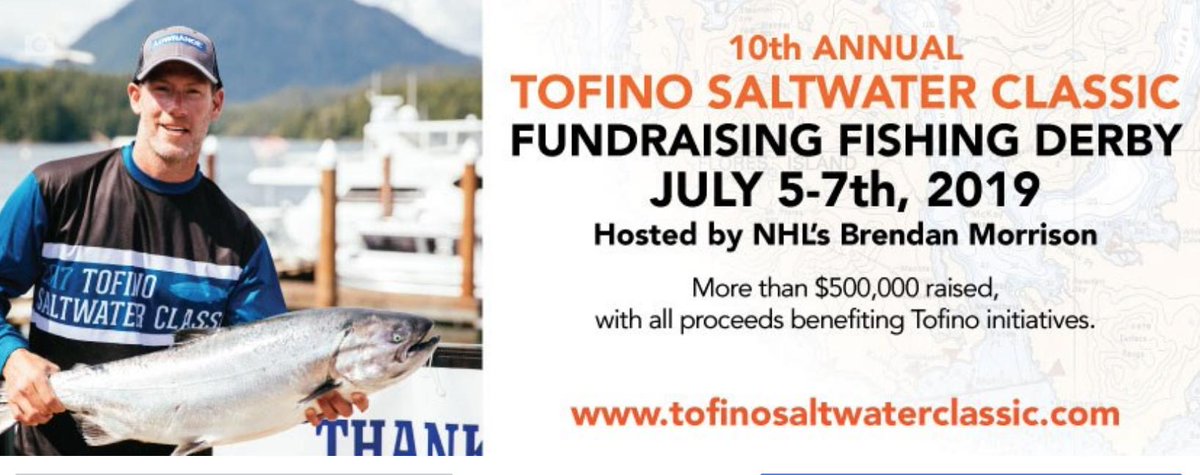 Attention #anglers! Have you registered yet for one of the best derbies on the planet? It's a #fundraiser hosted by <a href="/7bmo/">Brendan Morrison</a>. What's not to like?
tofinosaltwaterclassic.com