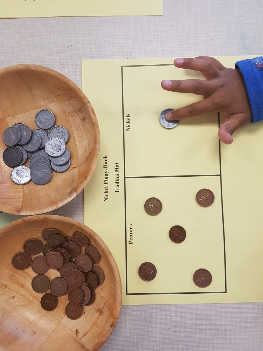 EstherKimTDSB's tweet photo. Week 2 of partnering with Ms. Hickey and @msray1980 Kindergarten to learn about Canadian coins. Next week, we'll consolidate our learning by using Dash to code our way to collect coins for our piggy bank @tdsb_SMPS #financialliteracy #Kindergarten https://t.co/Qi5axToZQg