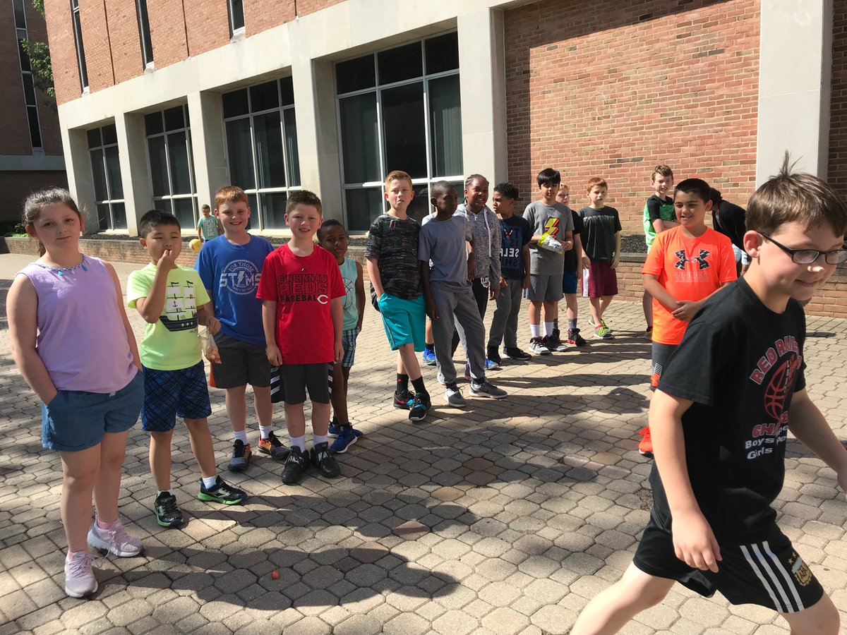 Discovery kids had a lot of fun outside during rec break today! #wrightstate #precollege #discovery #wsu