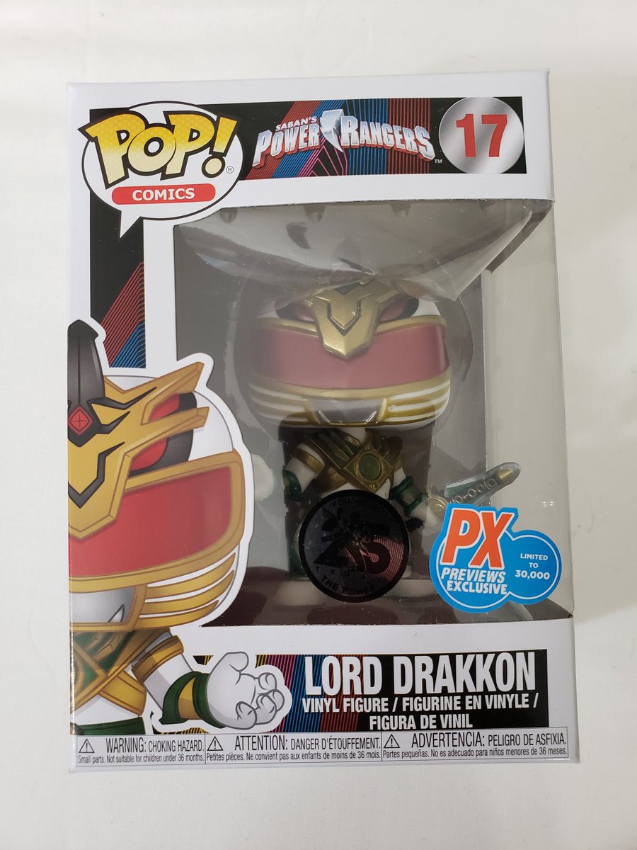 RT + Follow to win a Lord Drakkon Funko Pop!

Winner chosen Saturday!

Open to US and Puerto Rico only!

#PowerRangers