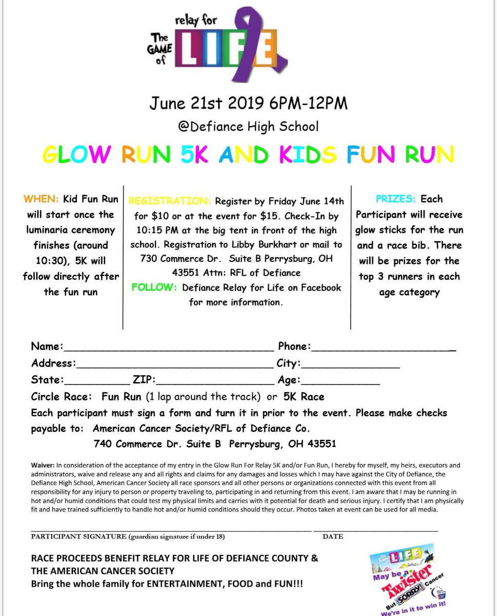 DHSRFL1's tweet image. There’s still time to sign up to run!! Don’t miss out 💜#runforrelayforlife