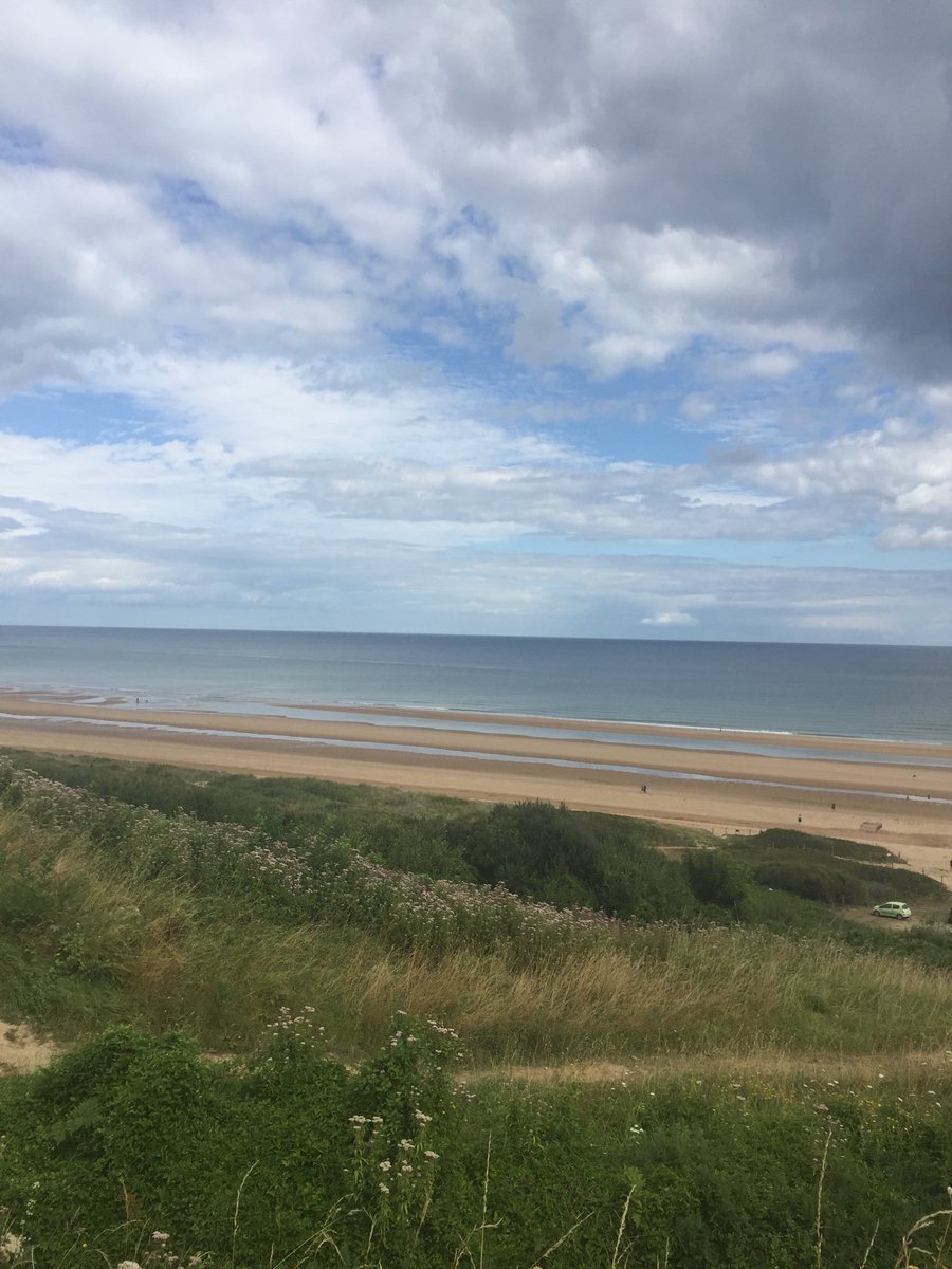 Omaha Beach Normandy, France....amazing experience!!! #NeverForget #heroes #DDay75thAnniversary #August2018