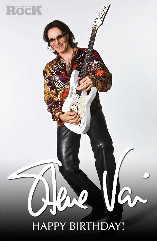 Happy Birthday to Steve Vai. 59 today! 