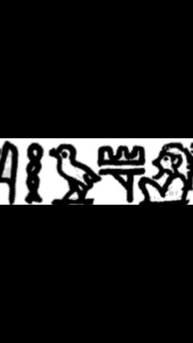 #37: Amen (Part 2)Here is shown the hieroglyphic representation of the God the Haribu (Hebrews) called Yahweh. The 1st four letters mean “divinity” & the last is a picture of the God himself. Ywh was the name of a very minor God, equally Amon who became Amen in Ancient Egypt.