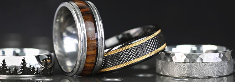 #menswear is so different today than it was 20 years ago. Take mens bands or example. They used to be "plain jane" but today alternative metals like #titanium #cobalt and #tungsten are allow gents to make it unique. brilliance.com/wedding-rings/…