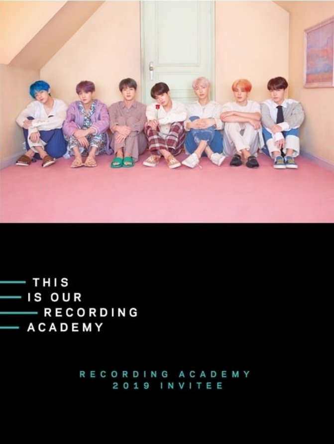 ARMYBOLIVIA7's tweet photo. [INFO]
Recording Academy ha invitó a @BTS_twt a unirse como miembros votantes de la Academia, lo que significa que serán elegibles para votar en los Premios Grammy.

Y Bang Shi Hyuk ha sido invitado a unirse como miembro profesional, tipo de membresía para ejecutivos de música. https://t.co/LOLeOZxWHd