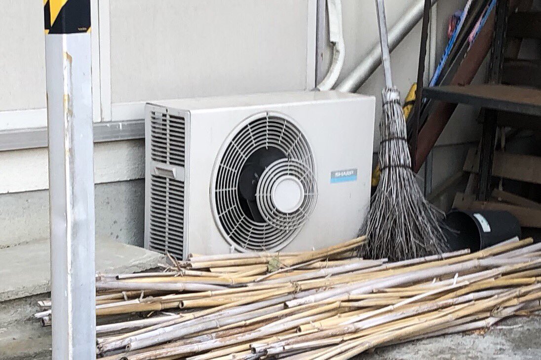 シャープ。 #室外機