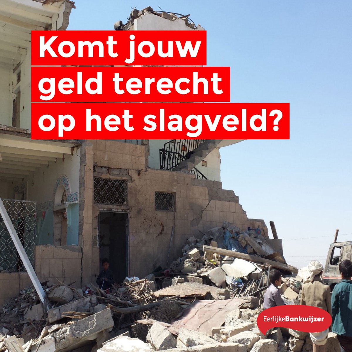 EGeldwijzer's tweet photo. Nieuw praktijkonderzoek #Bankwijzer:
Drie Nederlandse banken investeren €644 miljoen in bedrijven die wapens leveren aan landen die mensenrechten schenden. 
Wil je weten welke banken dit zijn en of jouw geld hier tussen zit? ➡️ https://t.co/2DJsZ0EnRx https://t.co/N57PlR1csQ