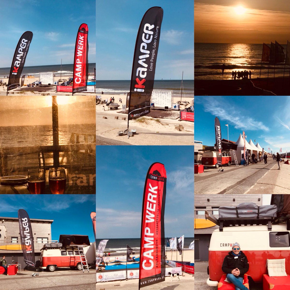 campwerk's tweet photo. Super Stimmung hier auf Sylt. Besuchen Sie uns bis zum 10. Juni während des Multivan Windsurf Cup 2019.

#CAMPWERK #iKamper #Xcover #Skycamp #CampwerkAdventure #Dachzelt #Dachzeltnomaden #Rooftoptentliving #Rooftoptent #Sylt #UnserSylt #deutscherwindsurfcup #multivanwindsurfcup https://t.co/8pRpewATLh