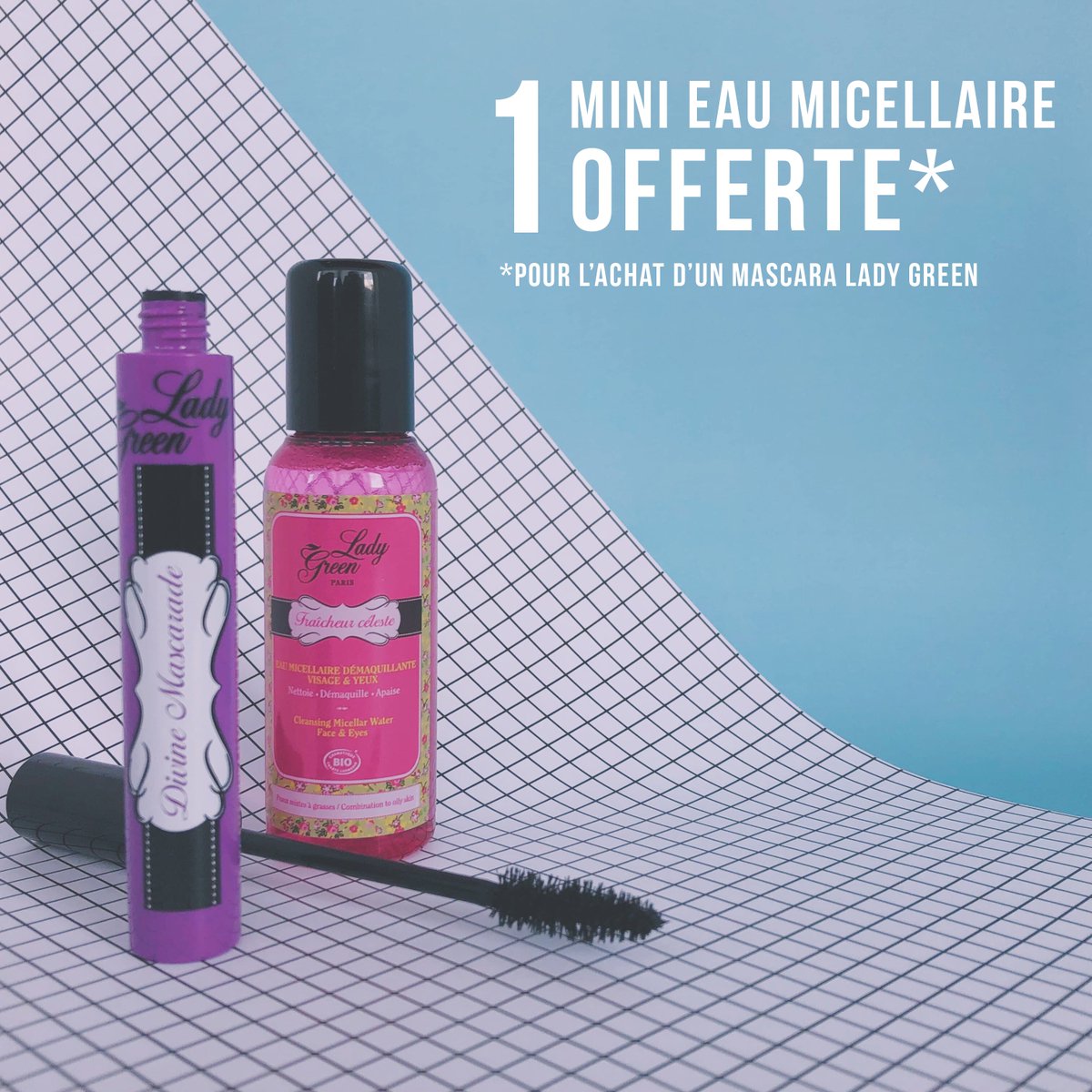 #OFFRE
Une eau micellaire nettoyante et apaisante offerte pour l'achat de notre mascara
#mascara #mascarabio #offrepromo #eaumicellaire #eaumicellairebio #cadeau #offert #green #bio #bioaddict #cosmetiquebio #cosmetics #natural #crueltyfree #beaute #beautenaturelle #ladygreen