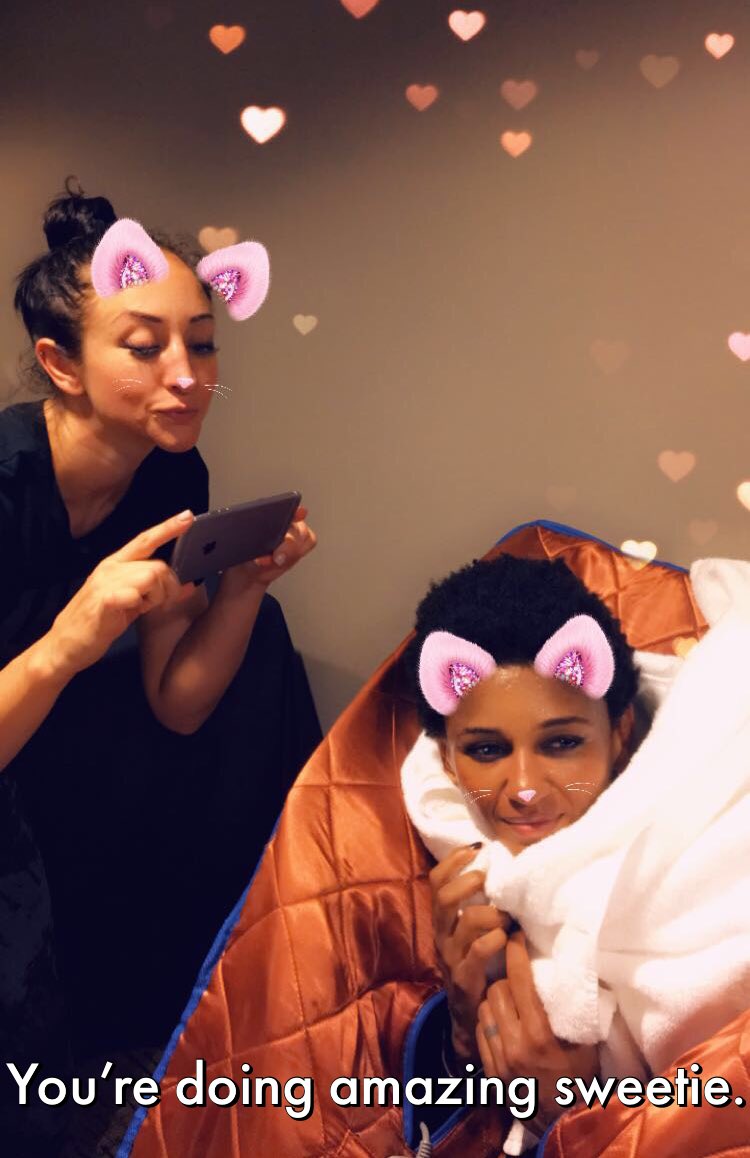 JessicaPenne's tweet photo. Sometimes sitting on your ass is harder than it looks // #weightcutparty #encouragement #2straws #UFCChicago https://t.co/2dhGxJRhUk