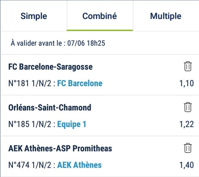 AzayPronos's tweet image. Prono basket du 07/06 🏀

Combiné côté à : 1.87

10€  ---&amp;gt;.   ~18.70€

#TeamParieur