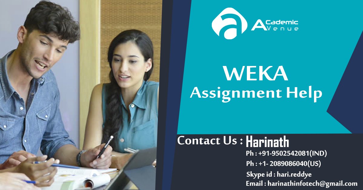academic_avenue's tweet image. j.mp/2NQwEle
#AcademicAvenue provides the online WEKA Assignment Help. We have qualified professionals & experienced tutors, who can assist with the assignments.
#WekaAssignmentAssistance
#ProfessionalAssignmentWritingSeviceHelp
#WaikatoEnvironmentForKnowledgeAnalysis