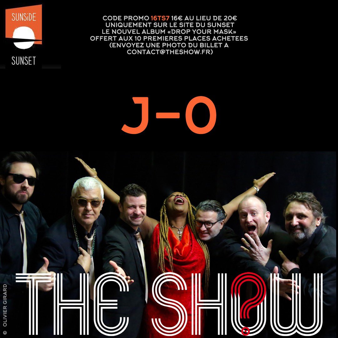 theshowfr's tweet photo. J-0
Rdv ce soir au SUNSET https://t.co/sGQr4zv13A