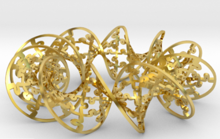 asahidari's tweet photo. Another jigsaw puzzle (model) of minimal surface. Made with not soap film, but jigsaw puzzle pattern... Assembling a curved puzzle may be interesting! :-)
 #helicoid #jigsawpuzzle #minimalsurface #3dmodeling #mathart
 https://t.co/TSUQlkZ4kV https://t.co/IU1Lno6QMw